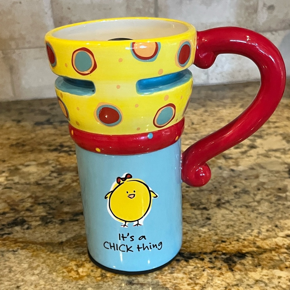 It’s a Chic Thing Tall Coffee Mug with Top